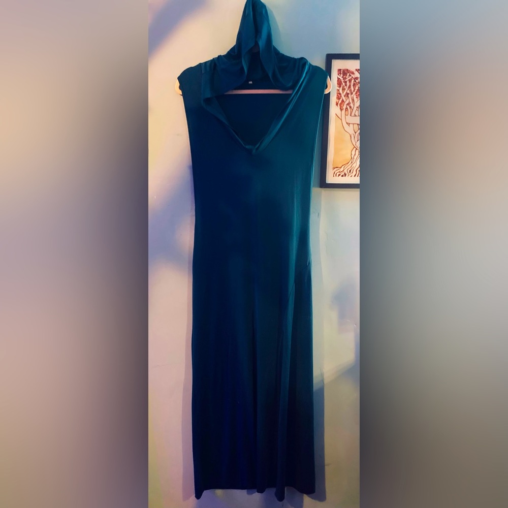hooded dress